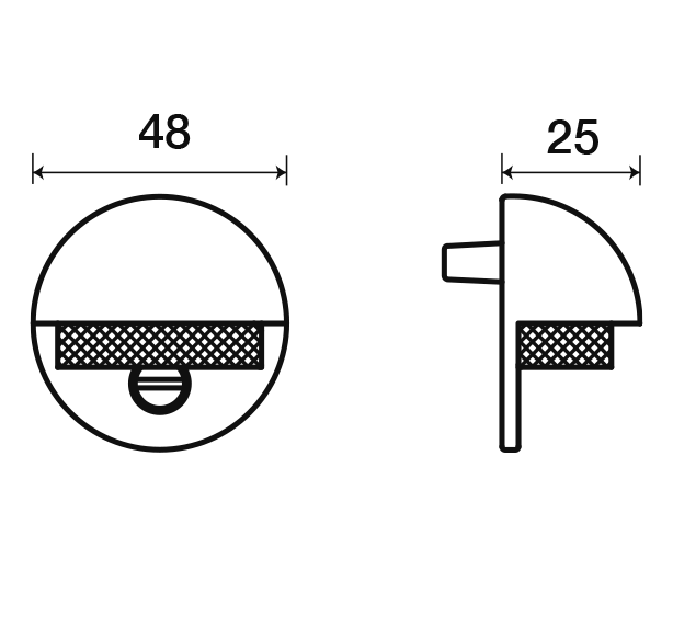 Ограничители и шпингалеты - 541 NO