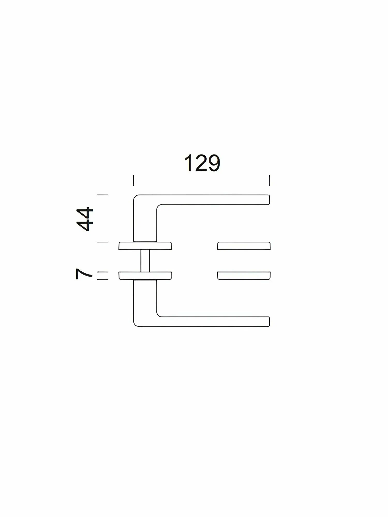 Дверные ручки - 264/14-Z ZCS
